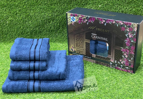 Trident Utsav 3 Pcs Cotton Towel Set at Rs 427/set in Amritsar | ID:  2850920746591