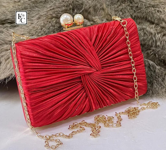 Bag Pepper Women's Oval Frame Bridal Clutch with Top handle| Detachable  Chain Sling Strap | Party clutch for women : Amazon.in: Fashion