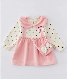 PINK CUTE FROCK FOR GIRLS -OKG001PF