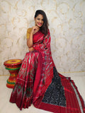 KANAKAVALLI , TRADITIONAL AUTHENTIC ORIGINAL IKAT SILK SAREE FOR WOMEN -IKAT001K