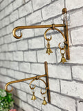 Metal Wall Hook with Brass Bells set of 2 Pcs-SKD001MH