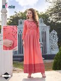 PINK GOOD NEWZ RAYON FEEDING KURTI FOR WOMEN-FOF001P