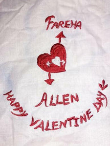 Customized Cotton handkerchiefs for your loved ones! (Men handkerchief) Ideal Gift for Valentine-ANUB001VT