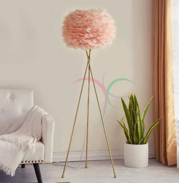 Tripod on sale feather lamp