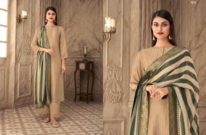 S.P SUITS PRESENT  JACQUARD SILK TOP SALWAR SUIT MATERIAL FOR WOMEN -RIDA001SSM5