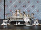 DIVYA SHREE , FULL SET GERMAN SILVER POOJA THALI -SN001PTB