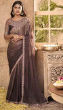 GOLDEN BEIGE DOUBLE  SHADE  NIRMANA DESIGNER SAREE FOR WOMEN -NIRM001DSQ