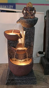 GANESHA FOUNTAIN WITH CASCADE WATER FALL -RK001GF