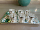 ELEGANT GERMAN SILVER TEA SET WITH TRAY -MK001TS