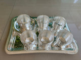 ELEGANT GERMAN SILVER TEA SET WITH TRAY -MK001TS