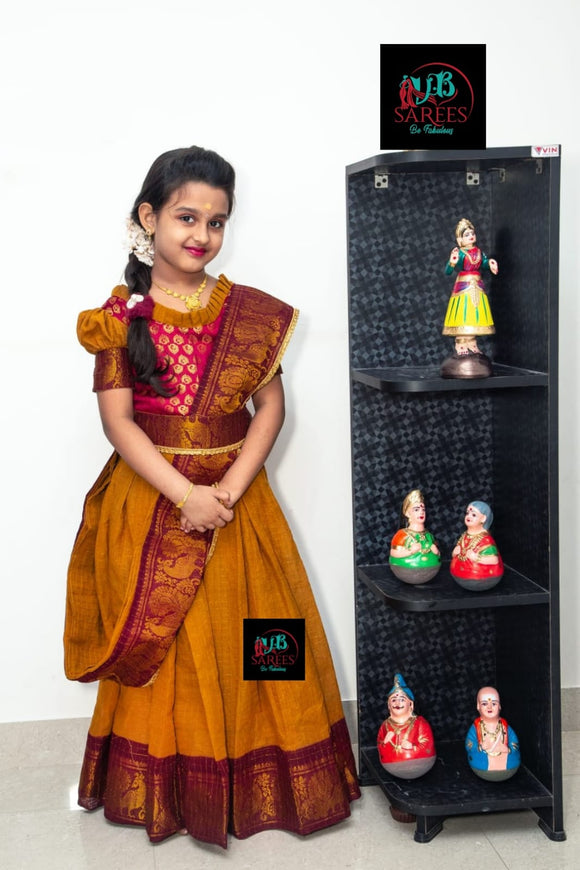 Pin by Reddy Reddy on attire | Kids designer dresses, Wedding saree blouse  designs, Kids saree