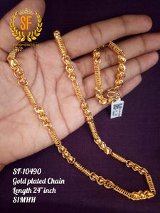 Gold plated 2024 jewellery chain