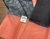 SHUBAPRADHA ,   PURE KANCHI HANDLOOM SOFT SILK SAREE WITH ALLURING RICH PALLU- CUTE MOTIFS ALLOVER  AND  BLOUSE-PRIY001SP