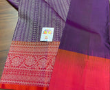 SYRANDRY,   PURE KANCHI HANDLOOM SOFT SILK SAREE WITH ALLURING RICH PALLU- CUTE MOTIFS ALLOVER  AND  BLOUSE-PRIY001S