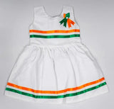 TRICOLOR FROCK FOR LITTLE GIRLS-SKD001TCF