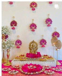 Lotus Beauty, Hanging Lotus Decoration to Light up your Place -LR001LH