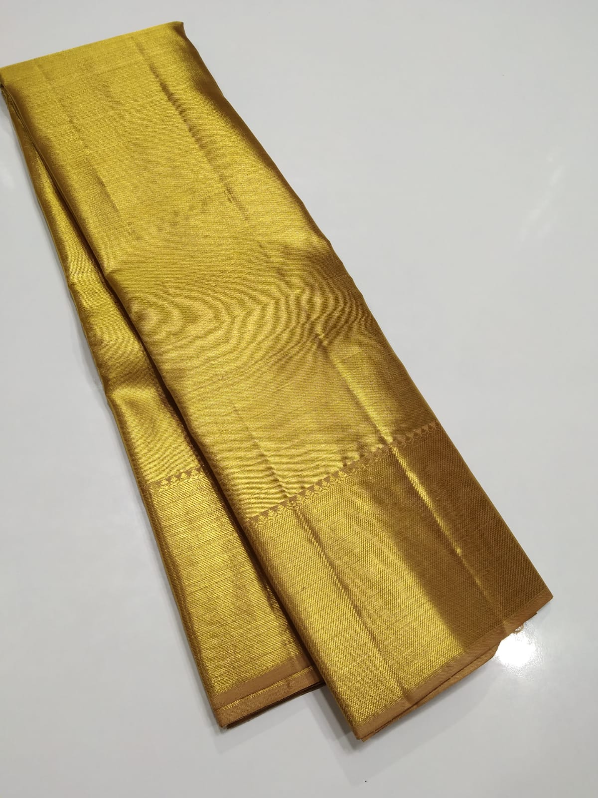 Exclusive Golden New Kanchipuram Pure silk wedding saree full tissue k www.soosi .in