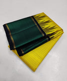 Mandira, elegant yellow kanjivaram silk saree for women -PRIYAN001YS