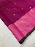 Manikarnika, elegant dual shade pink kanjivaram silk saree for women -PRIYAN001DS