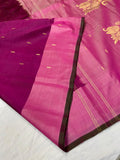 Manikarnika, elegant dual shade pink kanjivaram silk saree for women -PRIYAN001DS