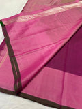 Manikarnika, elegant dual shade pink kanjivaram silk saree for women -PRIYAN001DS