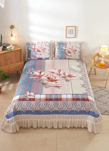 JSR Designer Quilted Bed Cover Set -PREET001QC