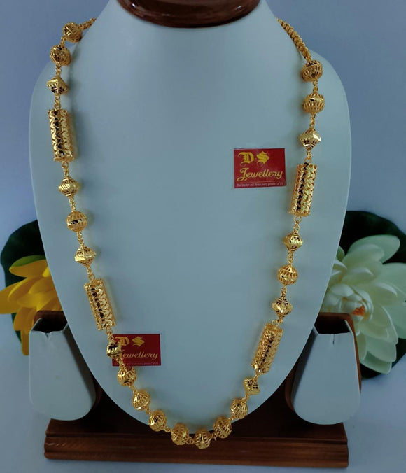 Ladies long sale gold necklace