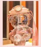 Transparent Cute Teddy Bear Water Bottle for kids-PRIYA001TW