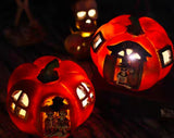 Halloween Pumpkin Light in polyresin-ONE001PL