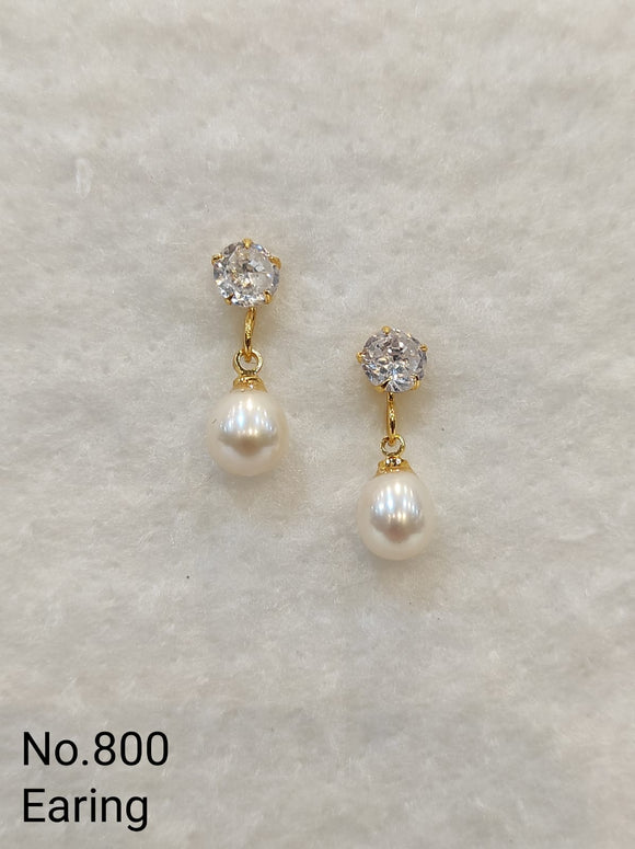 Gold Pearl Studs – PearlMania