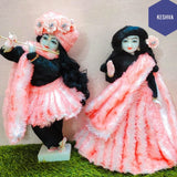 Keshva,  beautiful attire for your beloved Radha Krishna  with a very Beautiful Turban -BRIJ001RK