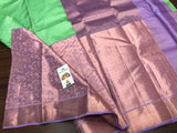 Green and Violet  , Elegant Kanjivaram Silk Saree for Women-PRIYAN001KSLGV