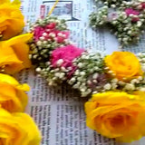 Real Flower Jewelry for Haldi /Mehandi -RAM001HJ