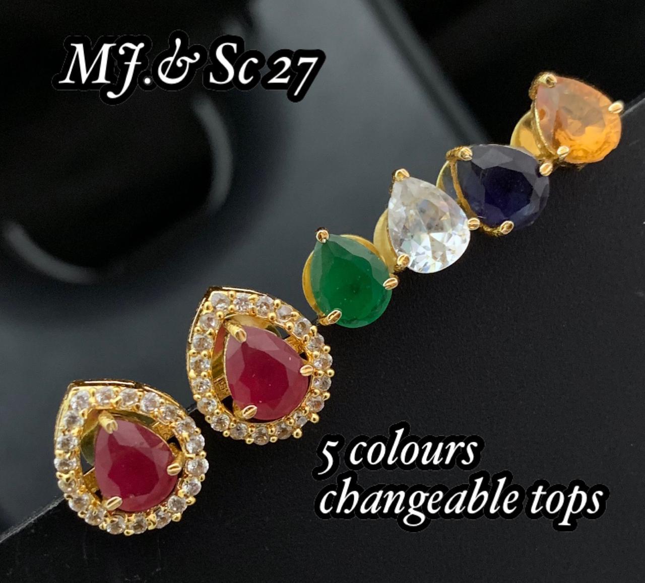 Changeable deals tops earrings