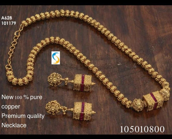 29% OFF on Soubhagya pipe thushi Copper Necklace on Flipkart |  PaisaWapas.com