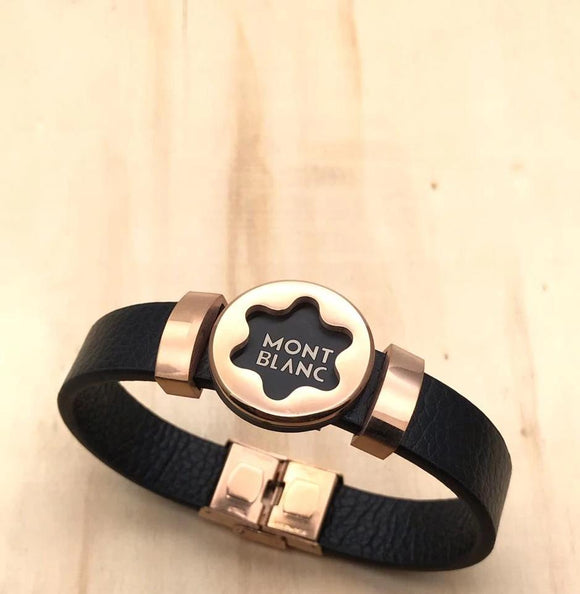 Black and Gold Leather Lasso Bracelet – HARD NEW YORK