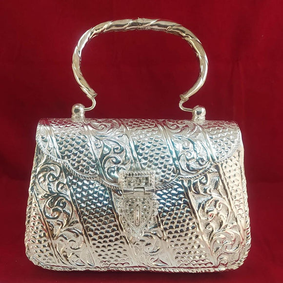 Buy Hand Carved German Silver Purse, Women Handbag, Party Wear Purse,  Handmade Vintage Hand Clutch, Ethnic Metal Clutch, Free Express Delivery  Online in India - Etsy