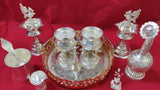 Full Set Impressive Imported German Silver Pooja Thali for Pooja-SGW001T