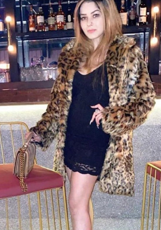 Women's Red Fox Fur Stroller Coat: FurSource.com